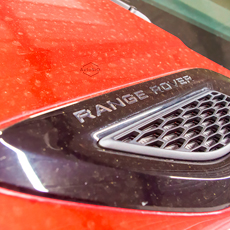Тонировка Range Rover Sport рядом с Кунцевским рынком цена 5400 рублей (задняя полусфера)