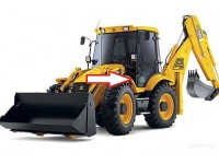 Лобовое нижнее левое JCB 3CX — 4CX